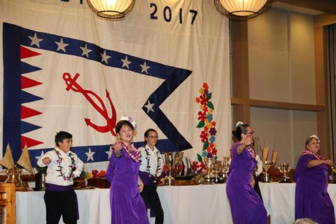 Hula dancers enchant the crowd - 2017 Transpac ©  David Livingston